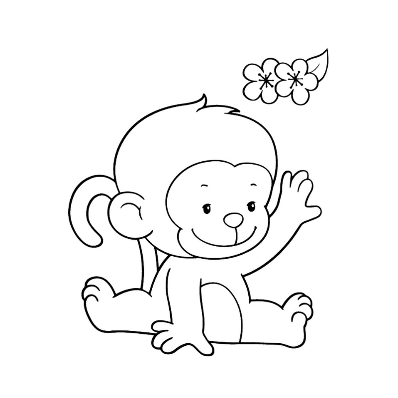  Tô Màu Con Khỉ Giáo Dục Và Giải Trí Tuyệt Vời Cho Trẻ