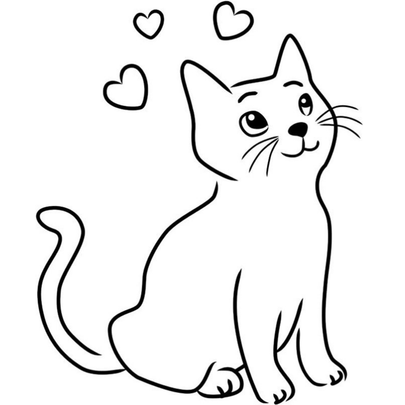 Tô màu mèo cổ điển Phục hưng nghệ thuật qua từng nét vẽ