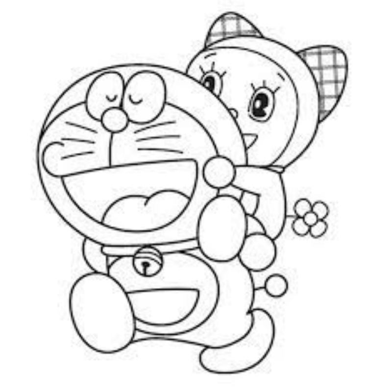 Doraemon và Doremi Cuộc Phiêu Lưu Mới Lạ Trong Bộ Sưu Tập Tranh Tô Màu
