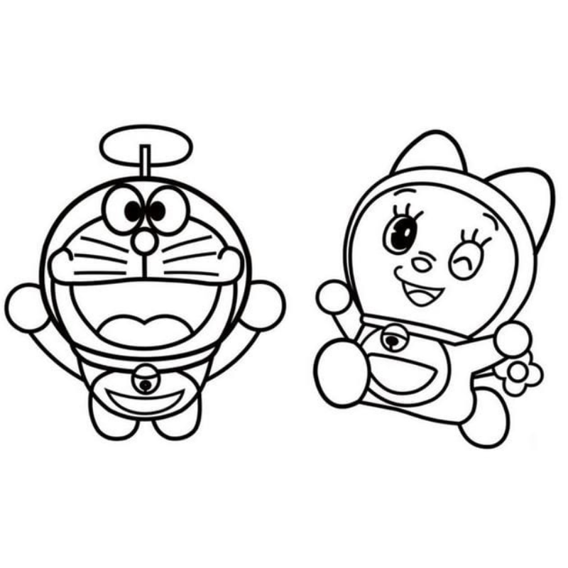 Tô Màu Doraemon và Doremi Hành Trình Sáng Tạo và Tưởng Tượng