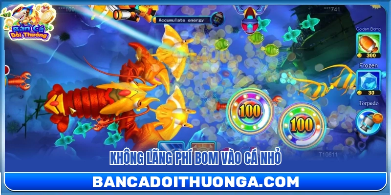 Tránh lãng phí bom khi bắn cá nhỏ