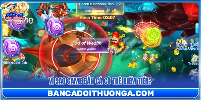 Tại sao trò chơi bắn cá mang lại thu nhập thực tế?
